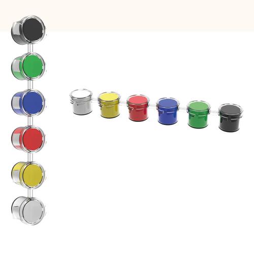 4 ml 6 Renkli Guaj Boyası