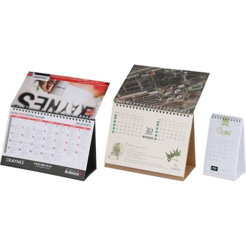 Taslama Taşıyıcılı Masa Takvimi