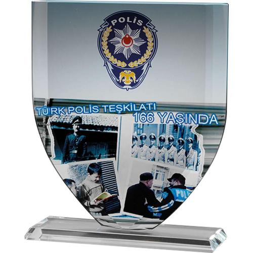 Kristal Plaket ( 15 x 18 cm )