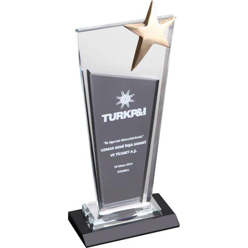 Kristal Plaket ( 11 x 26 cm )