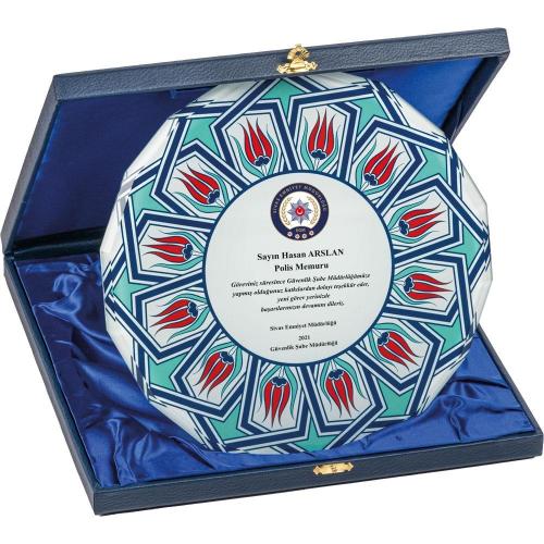 Kutulu Kristal Plaket ( 25 x 25 cm )