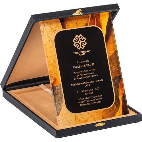 Kutulu Kristal Plaket ( 18 x 24 cm )