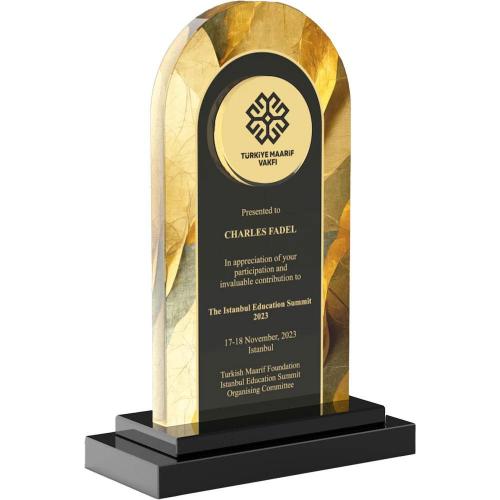 Kristal Plaket ( 15 x 25 cm )