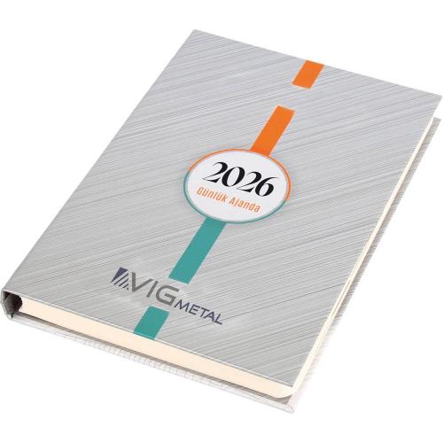 Gizli Spiralli Günlük Ajanda ( 17 x 24 cm )