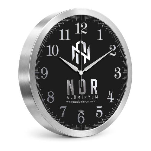 Alüminyum Duvar Saati ( Ø 25 cm )