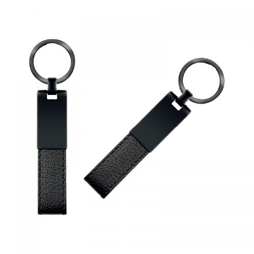 Çift Taraflı Metal Suni̇ Deri̇ Anahtarlık