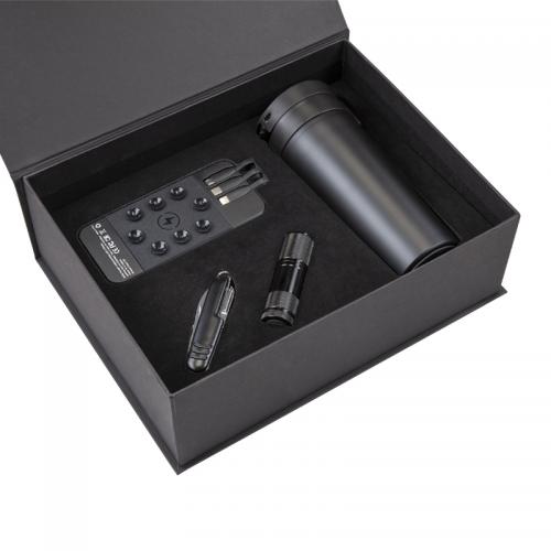 Çakı & Fener & Powerbank & Termos Set