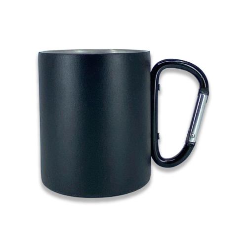 Karabinalı Çelik Bardak 280 ml